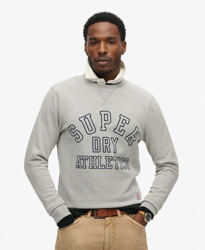 Men's Athletic Printed Sweatshirt Grey / Athletic Grey Marl - Size: M - Superdry - Modalova