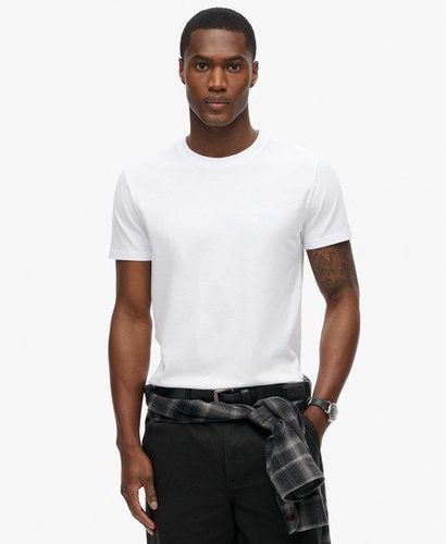 Men's Organic Cotton Essential Logo T-Shirt White / Optic/optic - Size: Xxxl - Superdry - Modalova