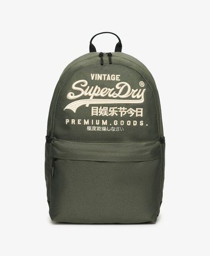 Ladies Classic Heritage Montana Backpack, Green, Size: 45x30.5x13cm - Superdry - Modalova