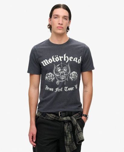 Men's Motörhead x Limited Edition Band T-Shirt Black / Mid Merch Black - Size: M - Superdry - Modalova