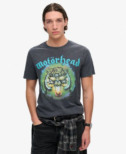 Motörhead x Limited Edition Mens Classic Graphic Print Band T-Shirt, Black, Size: M - Superdry - Modalova