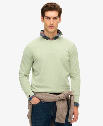 Men's Classic Essential Sweatshirt Light Blue / Slate Grey - Size: M - Superdry - Modalova