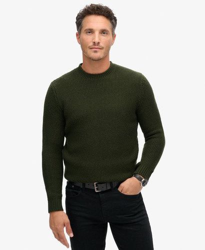 Herren Strukturierter Merchant Pullover mit Rundhalsausschnitt - Größe: XL - Superdry - Modalova