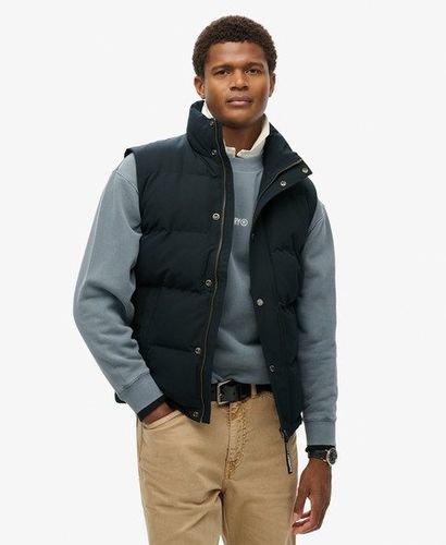 Men's Non-Hooded Everest Gilet, Navy Blue, Size: M - Superdry - Modalova