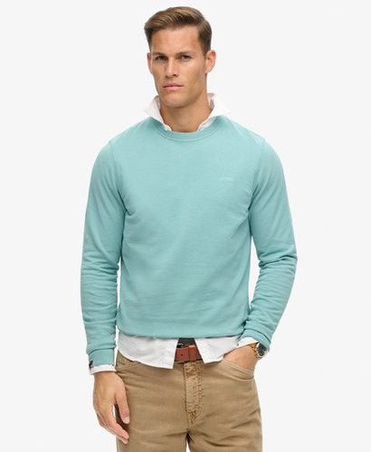 Men's Classic Essential Sweatshirt Light Blue / Cameo Blue - Size: L - Superdry - Modalova