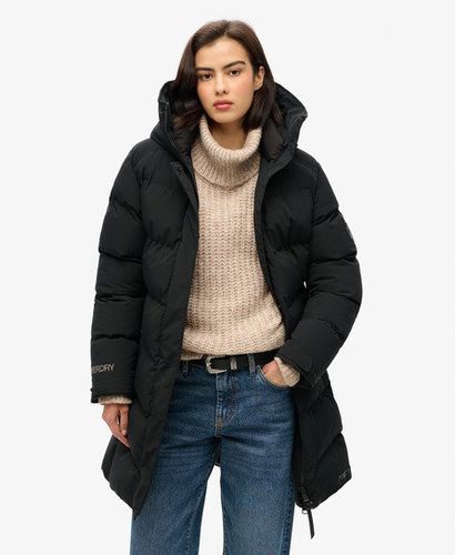 Damen Mittellange, Wattierte City Jacke - Größe: 38 - Superdry - Modalova