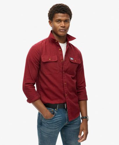 Men's Trailsman Relaxed Fit Overshirt Red / Expedition Red - Size: XL - Superdry - Modalova