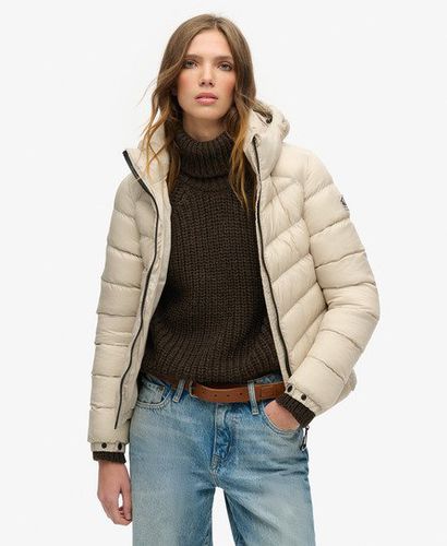 Women's Fuji Steppjacke mit Kapuze - Größe: 40 - Superdry - Modalova