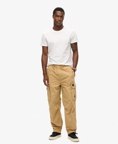 Men's Baggy Parachute Pants Beige / Dress Beige - Size: 32/32 - Superdry - Modalova