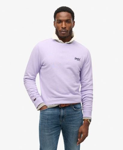 Herren Essential Logo Sweatshirt mit Rundhalsausschnitt - Größe: L - Superdry - Modalova