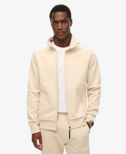 Men's Tech Loose Track Top Cream / Tapioca Cream Beige - Size: L - Superdry - Modalova