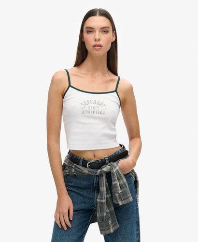 Women's Athletic Essentials Crop Cami Top - Größe: 42 - Superdry - Modalova