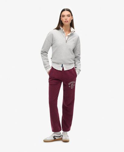 Damen Athletic Essentials Vintage-Jogginghosen mit Seitenstreifen - Größe: 40 - Superdry - Modalova