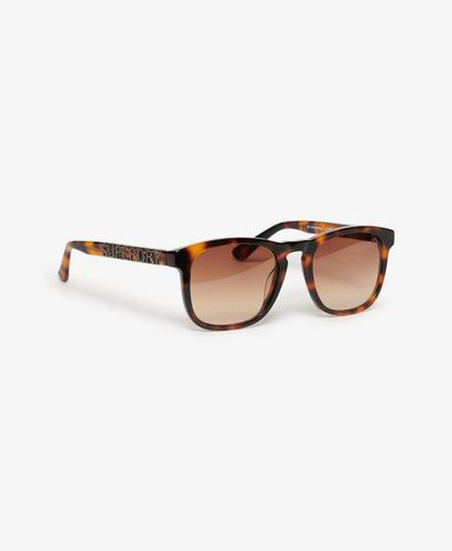 Men's Sdr Vintage Keyhole Square Sunglasses Brown / Tort / Brown Fade - Size: 1SIZE - Superdry - Modalova