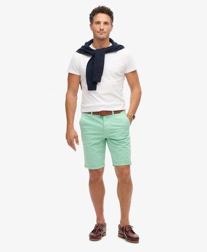 Men's Vintage International Shorts Green / Mint Turquoise - Size: 32 - Superdry - Modalova