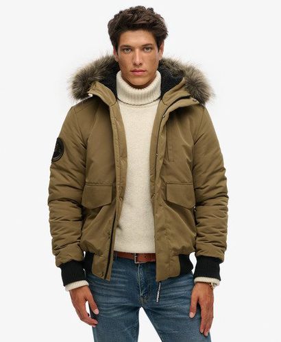 Men's Everest Bomber-Steppjacke mit Kapuze - Größe: S - Superdry - Modalova