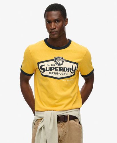 Men's American Classic Ringer-T-Shirt mit Core-Logo - Größe: M - Superdry - Modalova