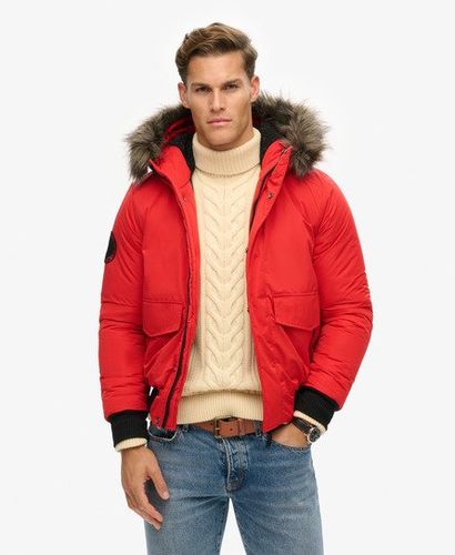 Men's Everest Bomber Jacket Red / Deep Berry - Size: M - Superdry - Modalova