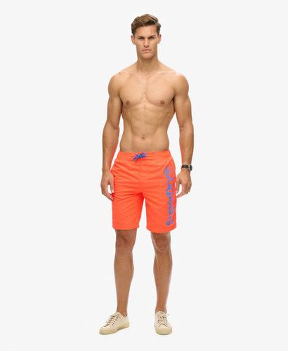 Men's Classic Boardshorts Orange / Volcanic Orange - Size: M - Superdry - Modalova