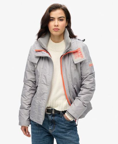 Women's Mountain SD-Windcheater Jacket Light Grey / Dove Grey - Size: 12 - Superdry - Modalova