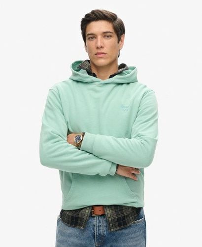 Men's Vintage Washed Hoodie Blue / Lagoon Aqua - Size: L - Superdry - Modalova