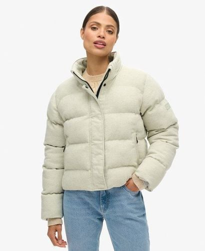 Damen Kastige Tweed-Steppjacke - Größe: 40 - Superdry - Modalova