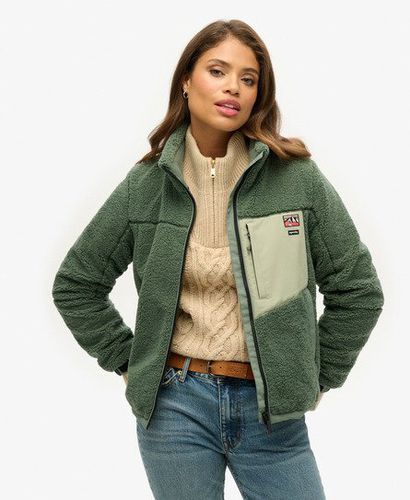 Damen Teddyfelljacke Ohne Kapuze - Größe: 42 - Superdry - Modalova