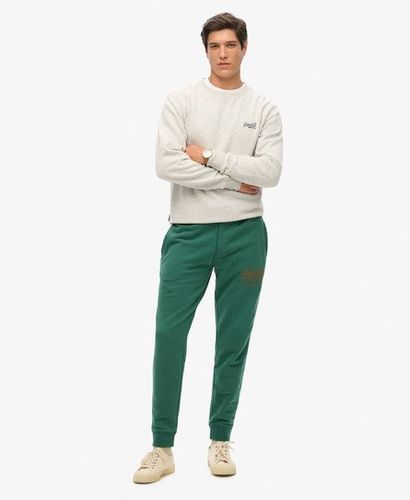 Men's Classic Vintage Logo Graphic Jogger Green / Pine Green - Size: L - Superdry - Modalova
