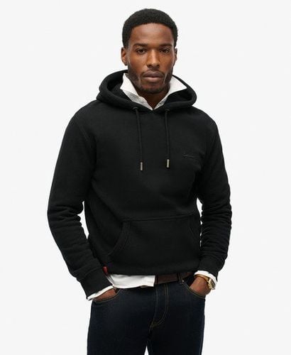 Men's Essential Logo Hoodie Black - Size: L - Superdry - Modalova