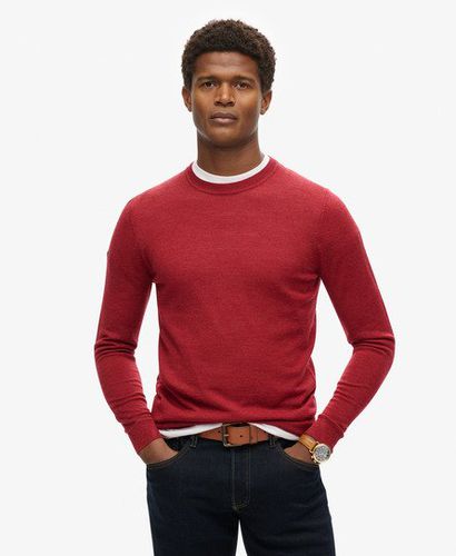 Men's Rundhalspullover aus Merinowolle - Größe: XL - Superdry - Modalova