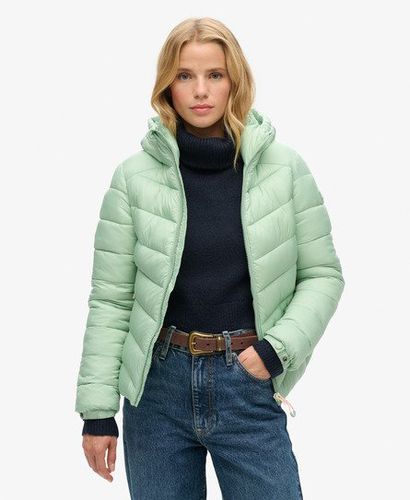 Damen Fuji Steppjacke mit Kapuze - Größe: 40 - Superdry - Modalova