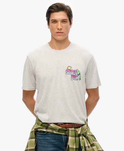 Herren Lässiges Neonfarbenes Travel T-Shirt - Größe: S - Superdry - Modalova