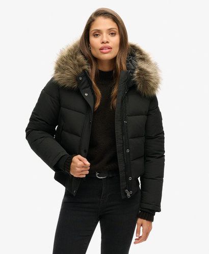 Damen Everest Bomberjacke mit Kapuze - Größe: 44 - Superdry - Modalova