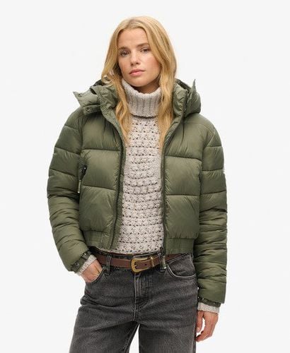 Women's Kurze Fuji Kapuzenjacke - Größe: 42 - Superdry - Modalova