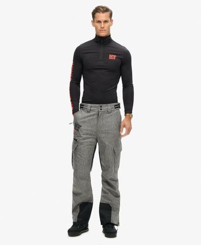 Men's Sport Ski Peak Rescue Trousers Dark Grey / Dark Grey Marl - Size: S - Superdry - Modalova