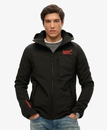 Men's Hooded Soft Shell Trekker Jacket Black - Size: M - Superdry - Modalova