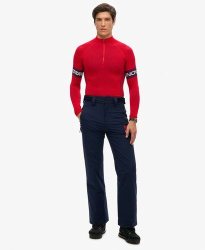 Men's Sport Slim Ski Trousers Navy / Rich Navy - Size: L - Superdry - Modalova