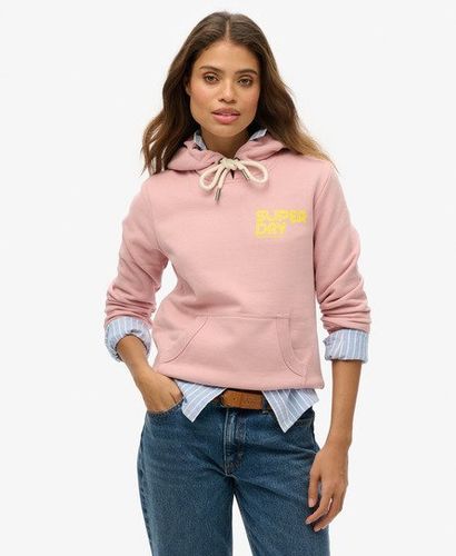 Women's Neon Hoodie Pink / Soft Pink - Size: 10 - Superdry - Modalova