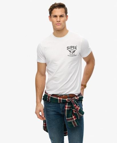 Men's Dry Brand T-shirt White / Optic - Size: Xxl - Superdry - Modalova