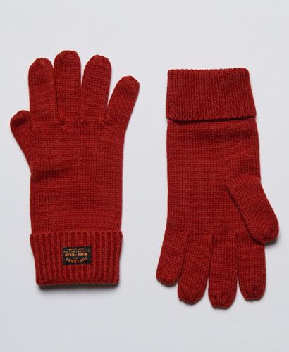 Men's Radar Gloves Red / Americana Red - Size: 1SIZE - Superdry - Modalova