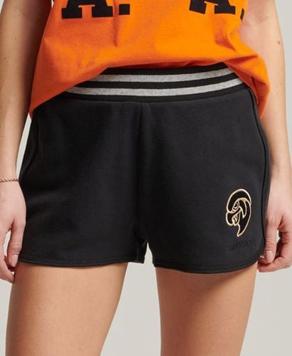 Women's Vintage Collegiate Shorts Black - Size: 6 - Superdry - Modalova