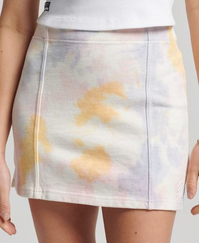 Women's Essential Tie Dye Skirt / Peach Tie Dye - Size: 10 - Superdry - Modalova