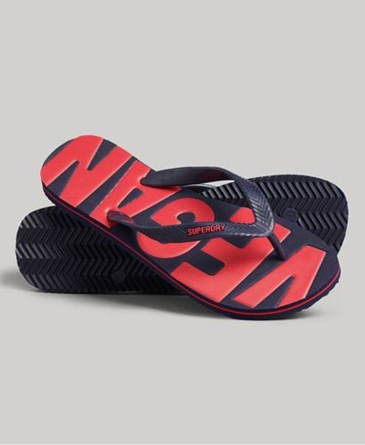 Men's Vintage Vegan Classic Flip Flops Navy / Rich Navy - Size: S - Superdry - Modalova