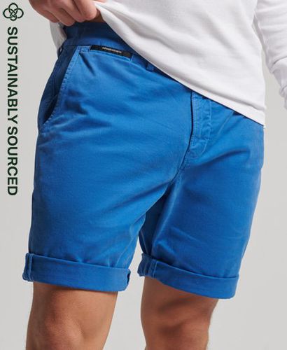 Men's Organic Cotton Core Chino Shorts / Neptune Blue - Size: 28 - Superdry - Modalova