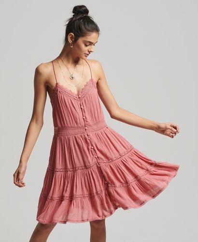 Women's Alana Cami Dress Pink / Dusty Rose - Size: 12 - Superdry - Modalova