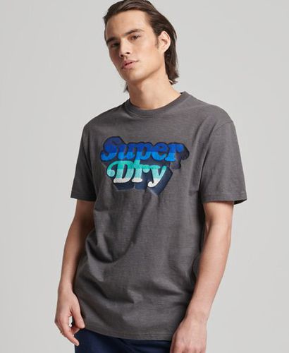 Men's Gestreiftes Vintage Cali T-Shirt - Größe: S - Superdry - Modalova