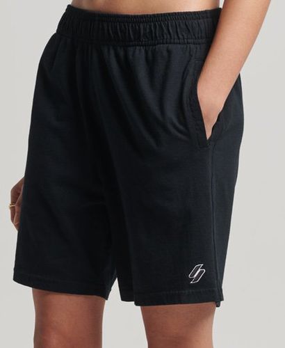 Women's Code Essential Boy Shorts Black - Size: 8 - Superdry - Modalova