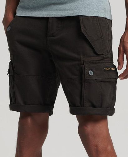 Men's Core Cargo Heavy Shorts Black / Bitter Black - Size: 28 - Superdry - Modalova