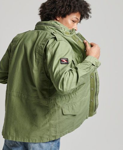 Men's Vintage M65 Military Jacke - Größe: S - Superdry - Modalova