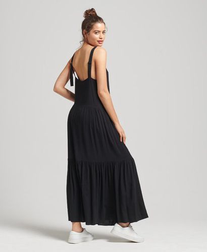 Women's Studios Woven Maxi Dress Black - Size: 8 - Superdry - Modalova